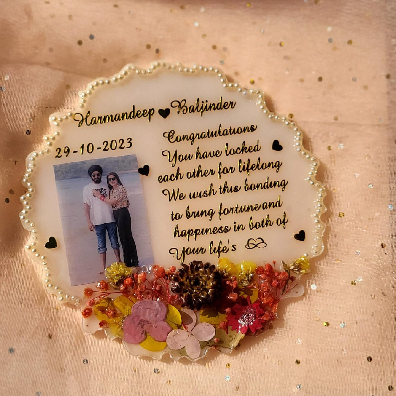 Ethereal Edges Handcrafted Resin Frames