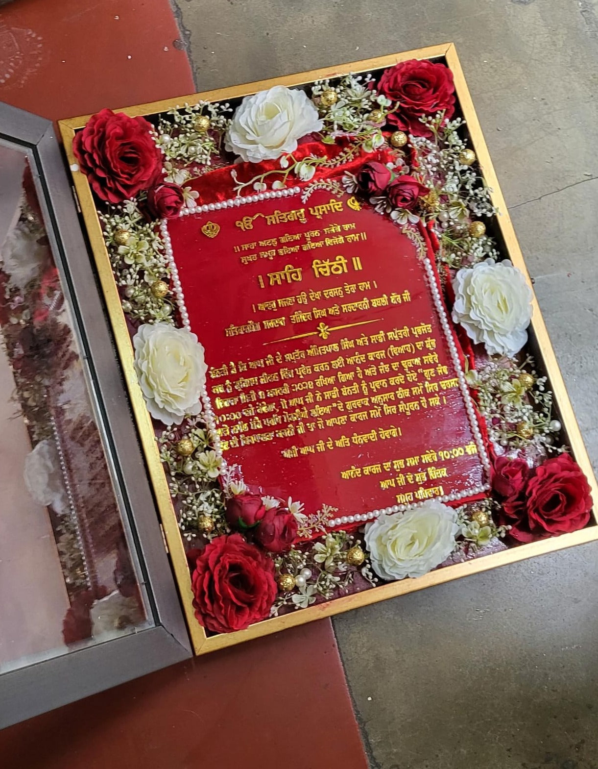 Luminous Vows: Handcrafted Resin Wedding Invitations