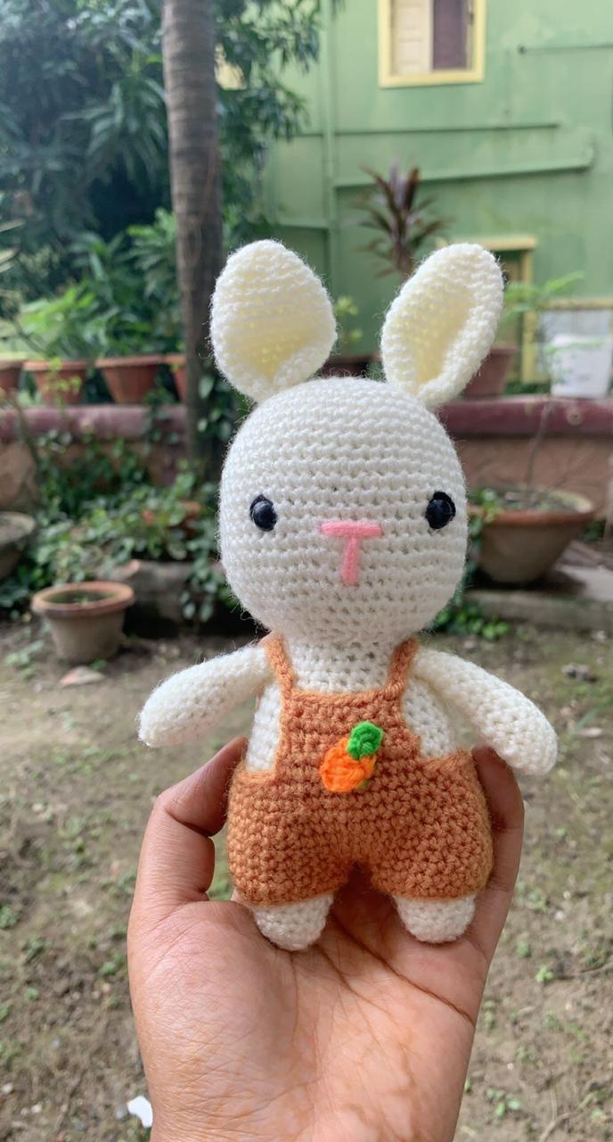 Cozy Critters Handcrafted Crochet Rabbit