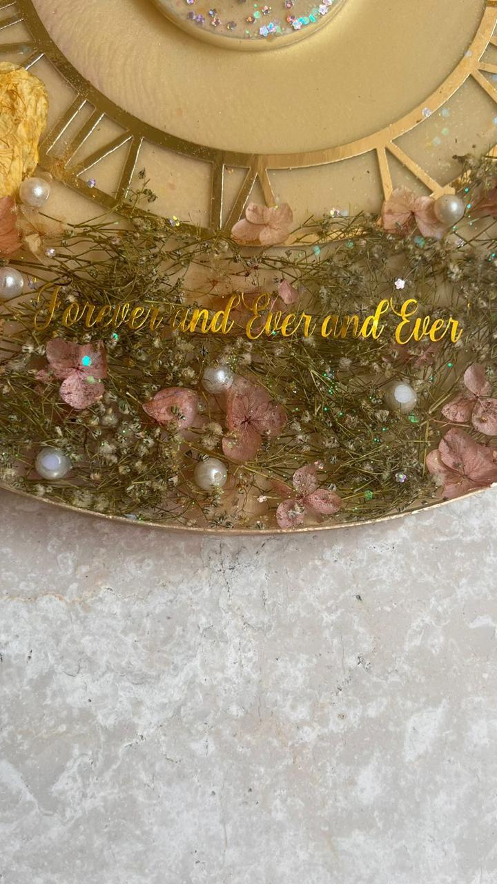 Timeless Creations: Handcrafted Resin Clock