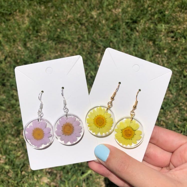 Resin Radiance Earrings Creations