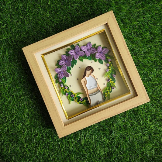 Single Portrait Paper Quilling Frame