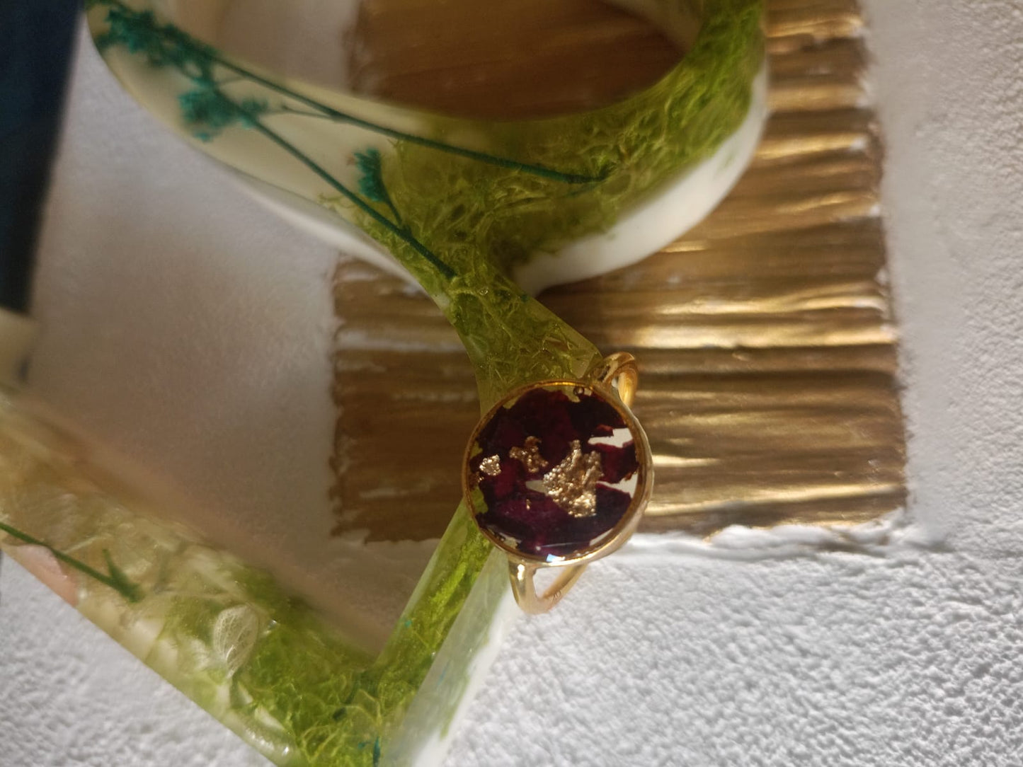 Resin Flower Preservation Rings