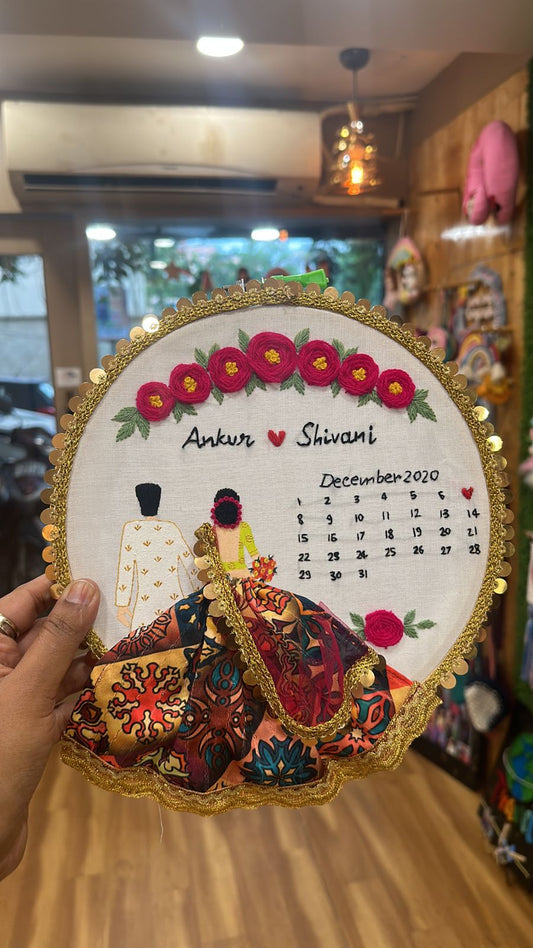 Dream Gift Customized Wedding Embroidery Hoop