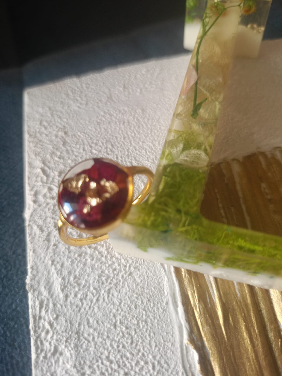 Resin Flower Preservation Rings