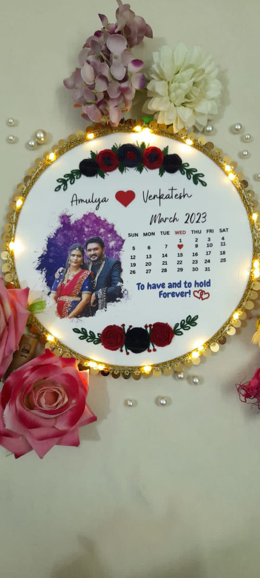 Customised Photo Embroidery Hoop