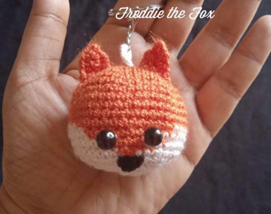 Cuddly Companions Handcrafted Crochet Animal Keyrings (Combo of 4)