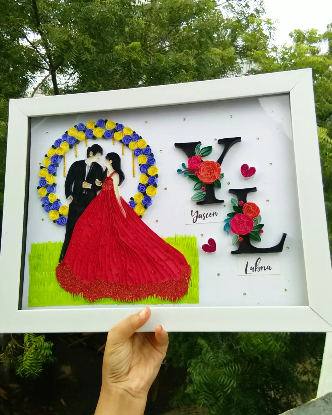 Whispers of Love: Quilled Sentiments in Every Coil