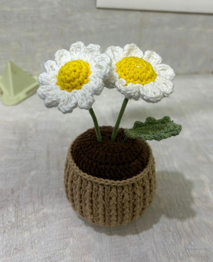 Bloom & Crochet Stitch Pot