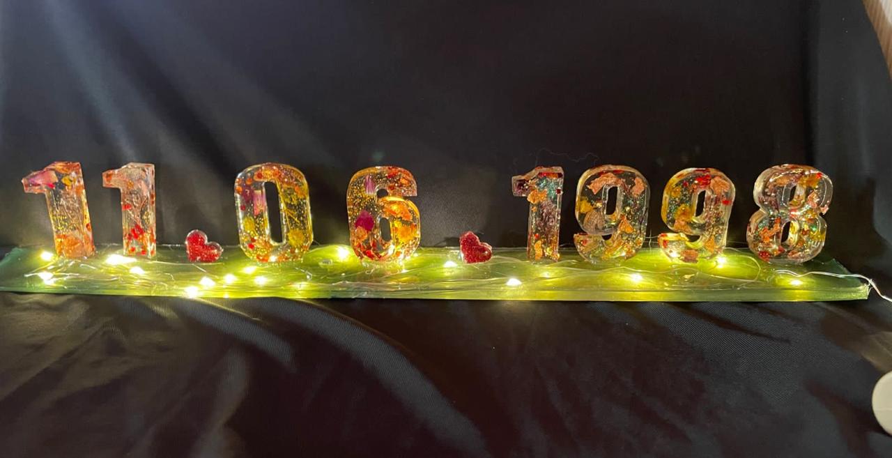 Timeless Resin Dates