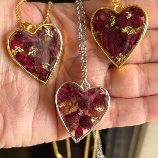 Resin Heart Pendant