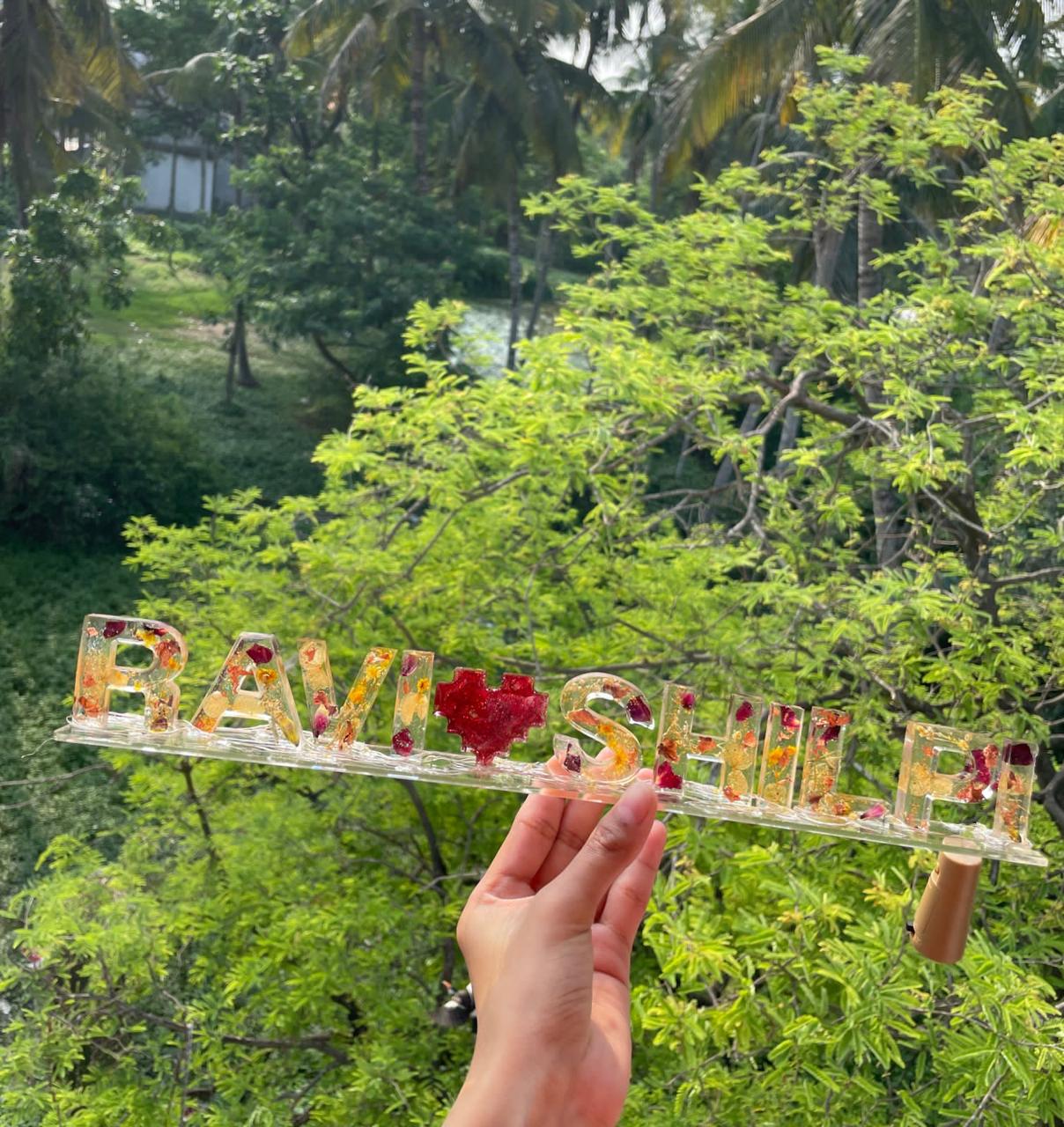 Eterna Resin Name Plaque