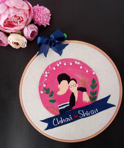 Forever Us Embroidery Hoop