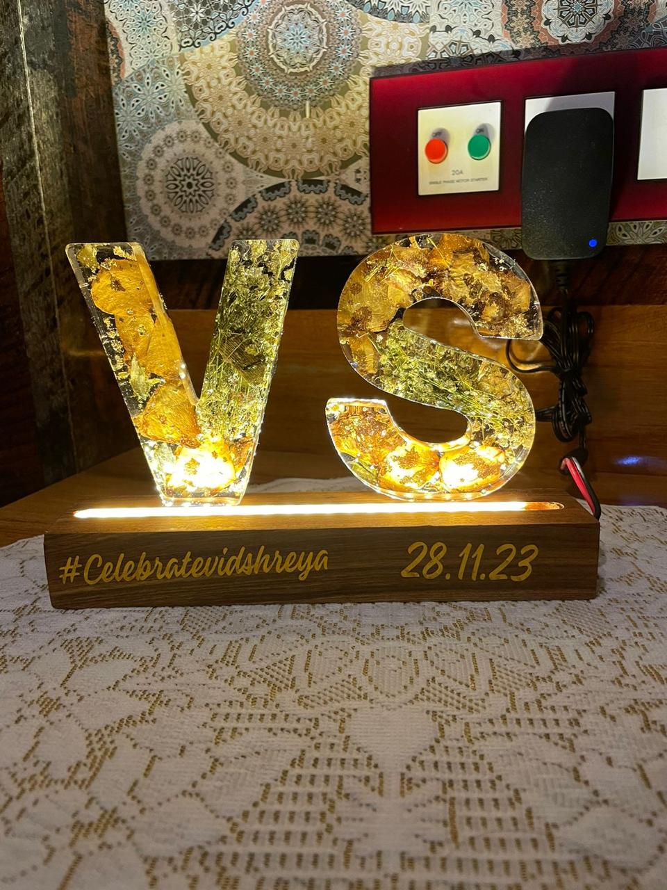 VS Eternal Glow Resin Initials