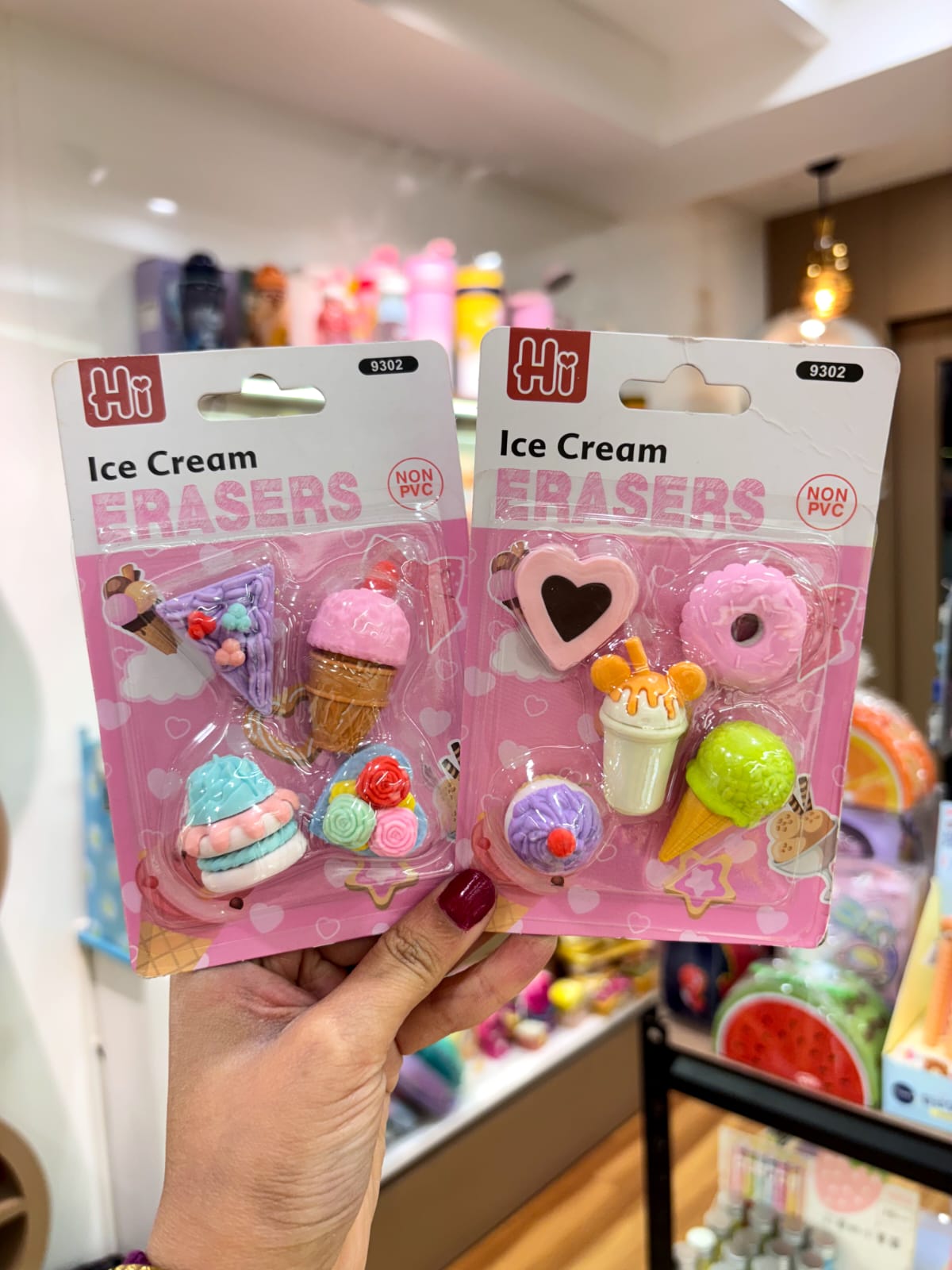 Kawaii Eraser Charm Set