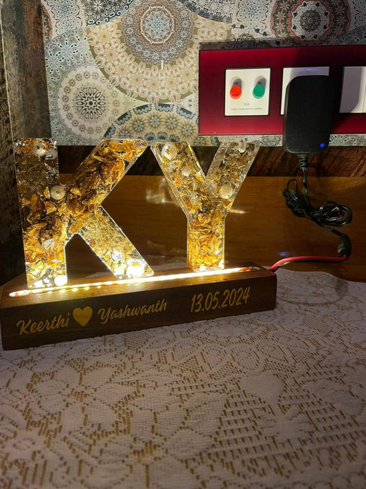 KY Forever Resin Initials