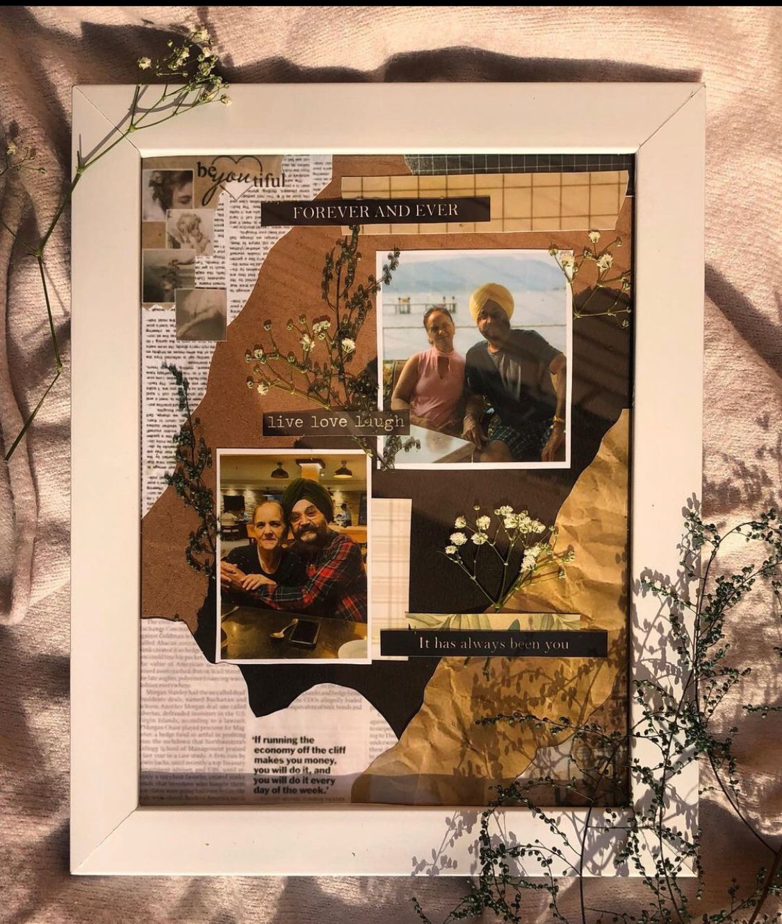 Retro Photo Design Vintage Photo Frame | Gift Ideas | Personalized Photo Collage Gift ...