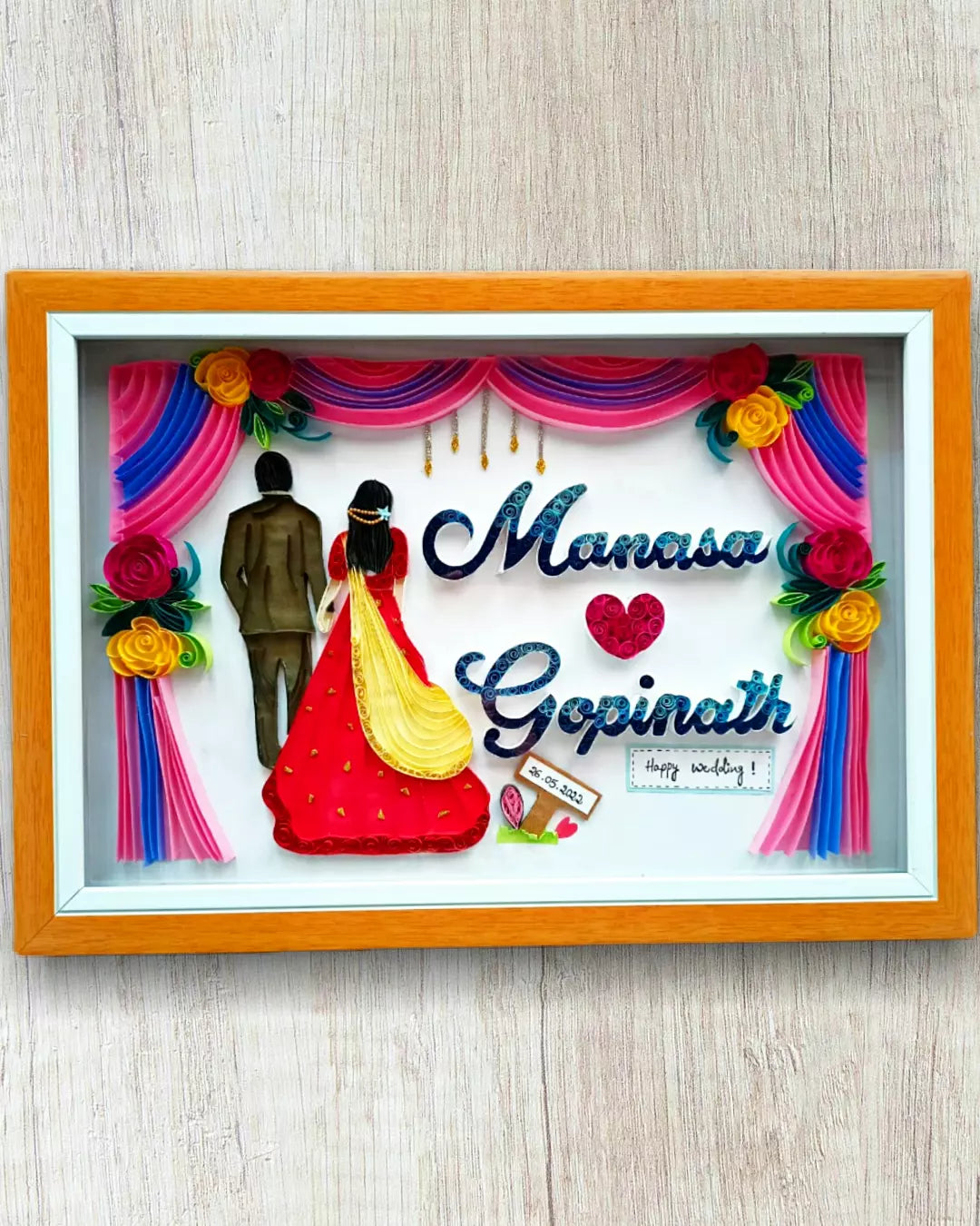 Whispers of Romance: Our Couple Quilling Gallery