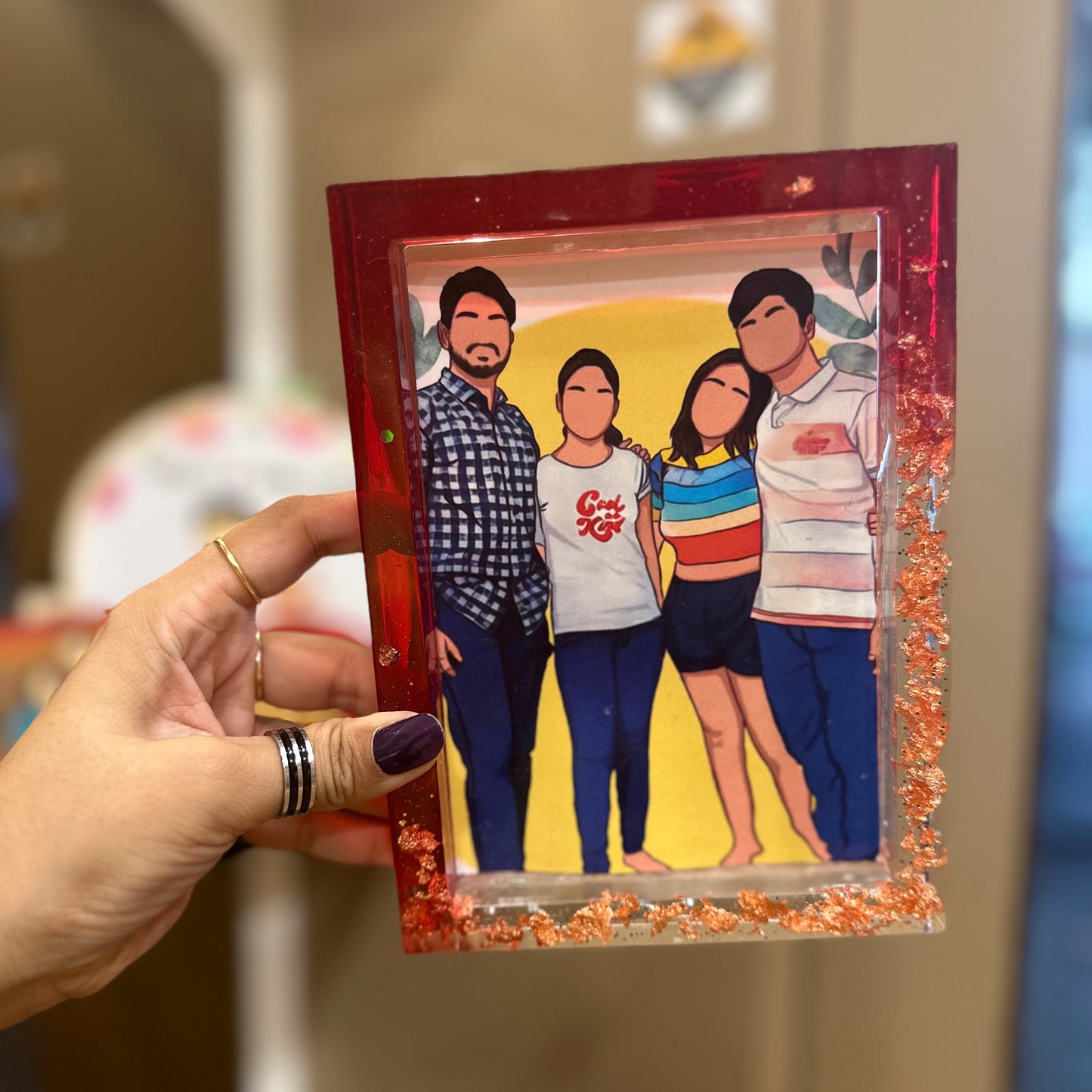 PixelElegance Digital Portrait Frame