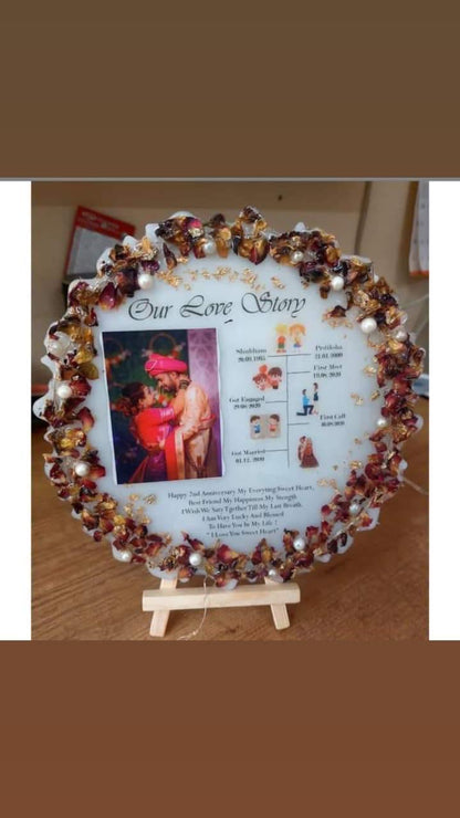 Personalized Resin Anniversary Plaque