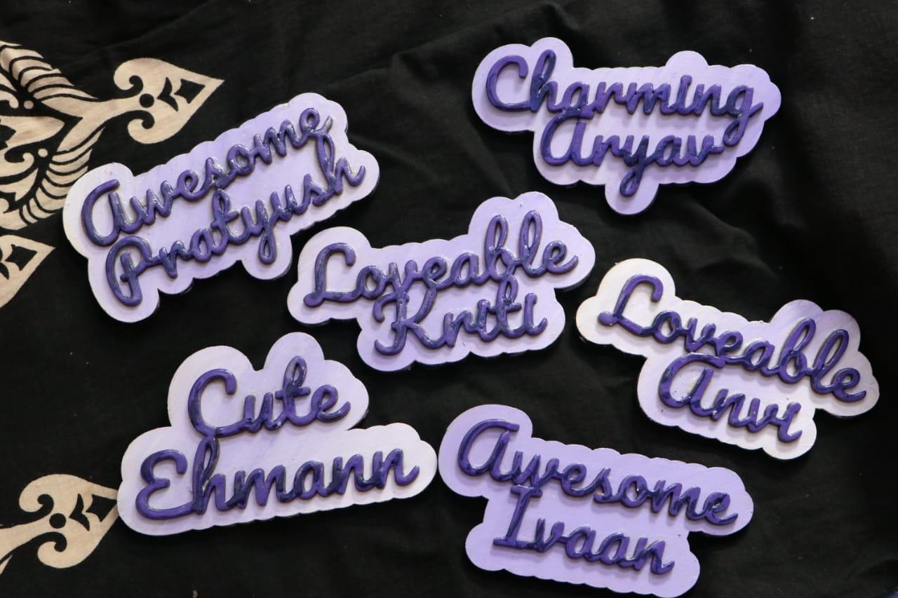 Personalized 3D Printed Name Badges/Tags