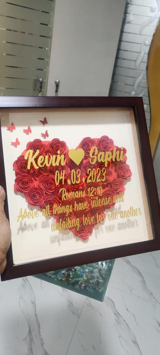 Wedding Shadow Box