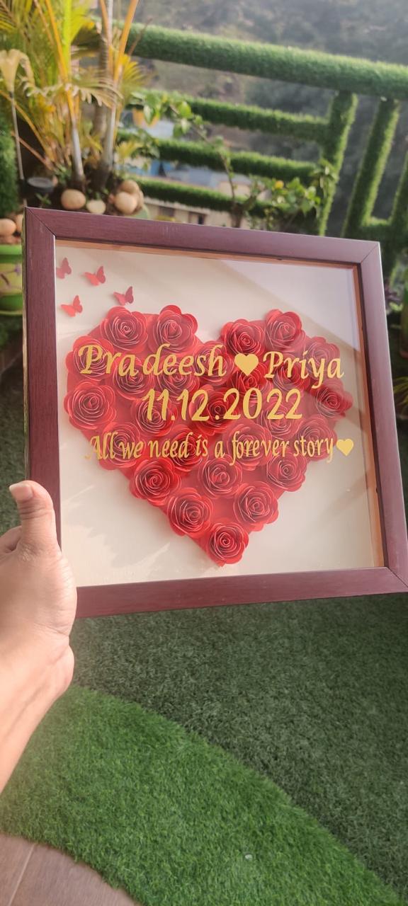 Wedding Shadow Box
