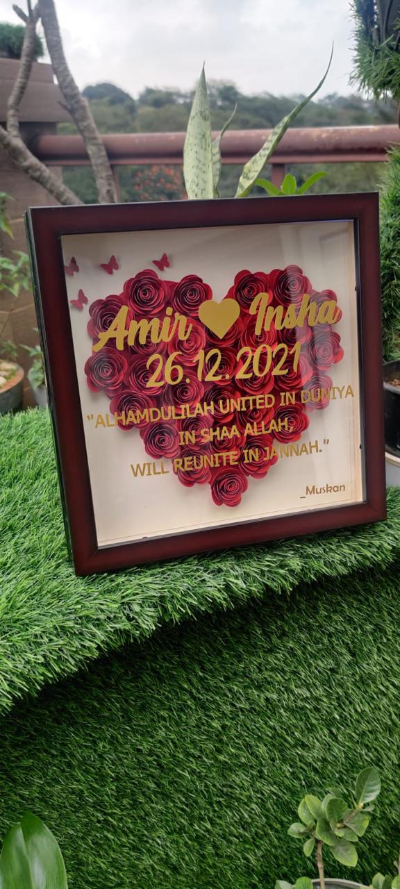 Wedding Shadow Box