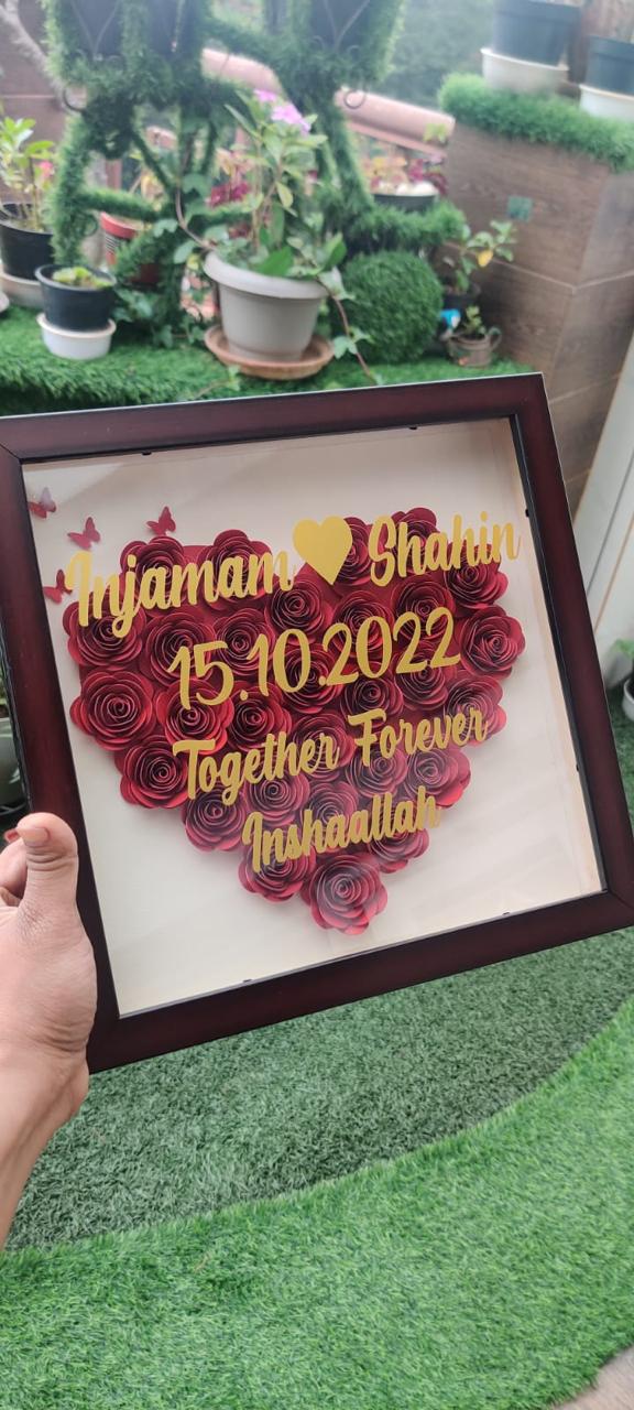 Wedding Shadow Box