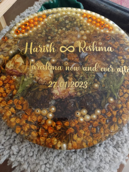 Harish & Reshma Everlasting Plaque