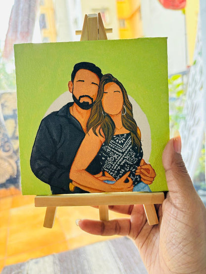 Mini Canvas Love Portrait