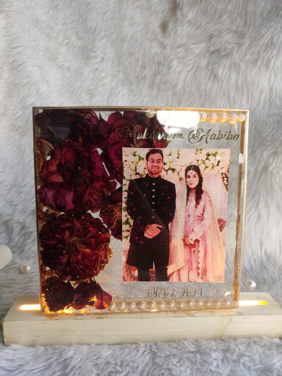 Mokarram & Habiba Wedding Keepsake Frame