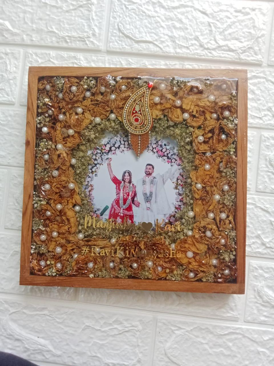 Ravi & Kisha Wedding Keepsake Frame