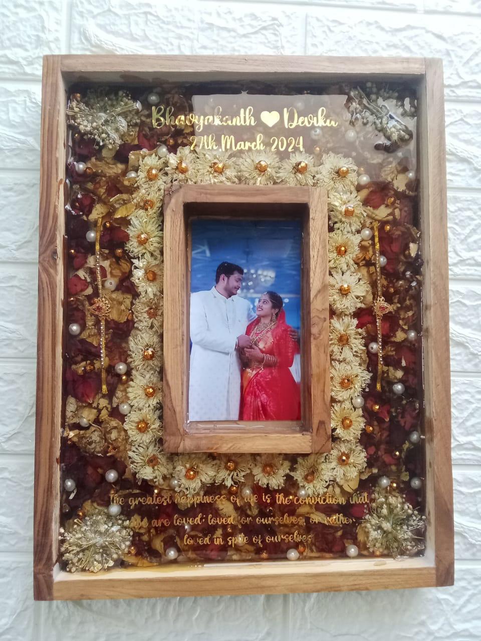 Bhavyakanth & Devika Wedding Quote Frame