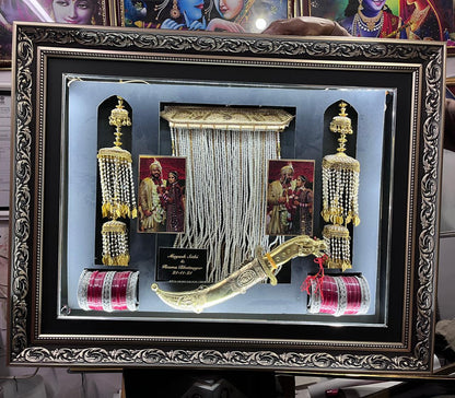 Mayank Sethi &amp; Reema Bhatnagar Wedding Keepsake Frame