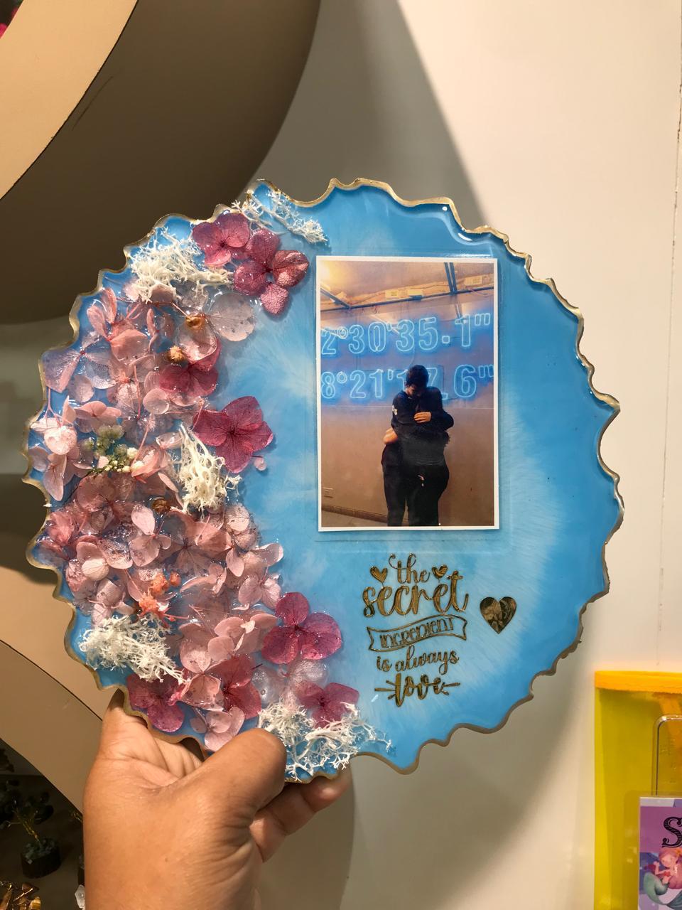 Secret Love Resin Photo Frame