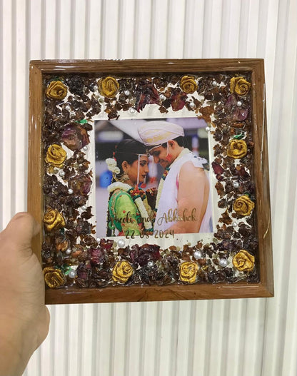 Neeli & Abhishak Varmala Preservation Frame