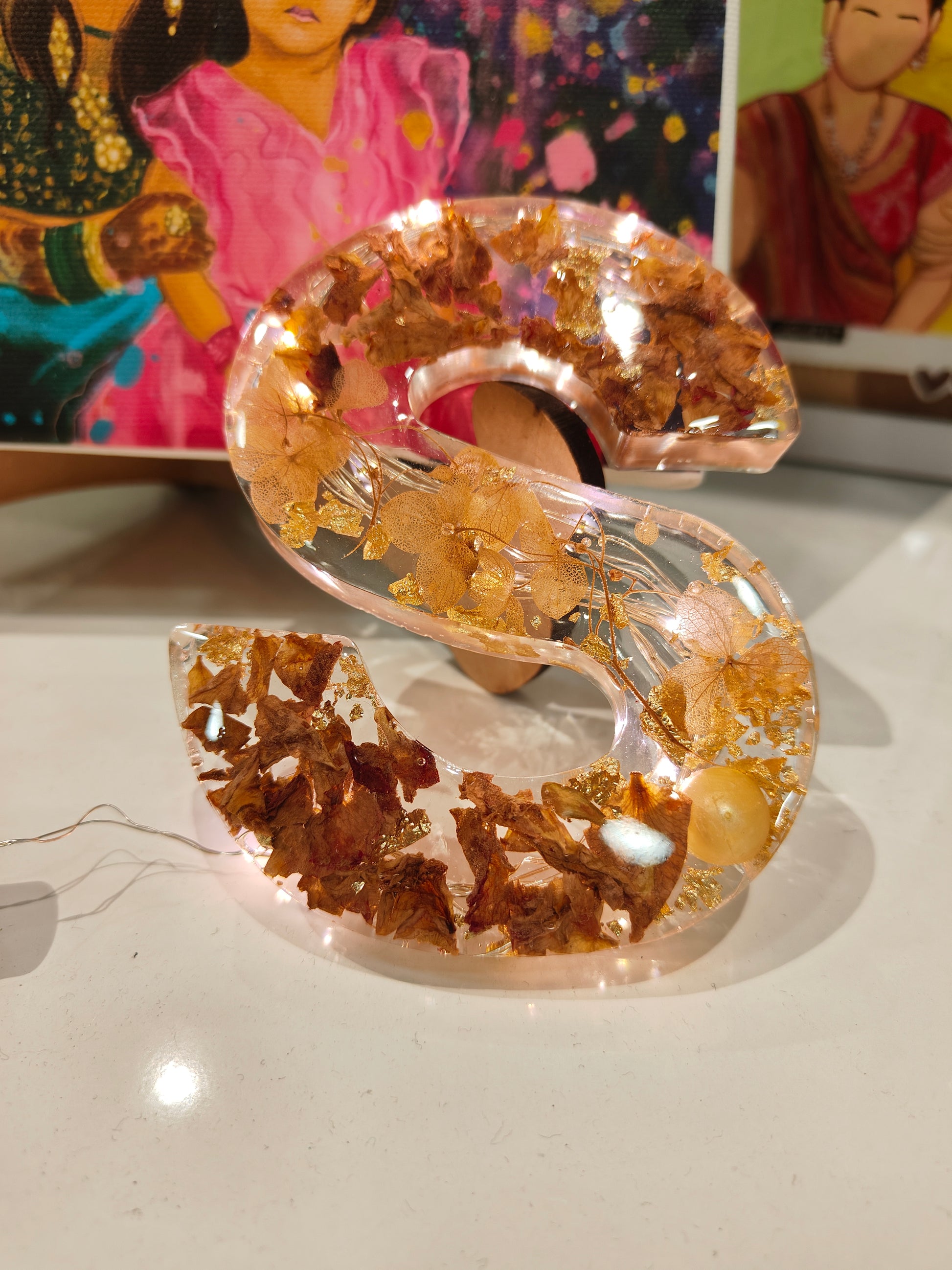 Resin Letter Lamp