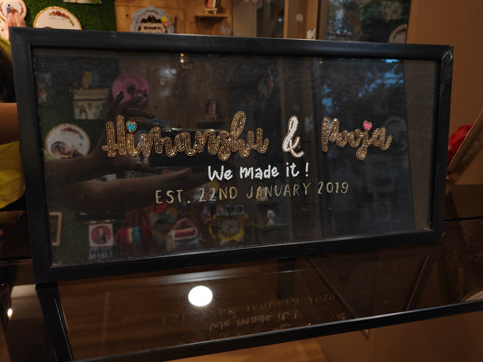 Forever Together Personalized Couple Name Plate