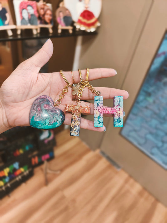 Alcoholic Resin Keychain