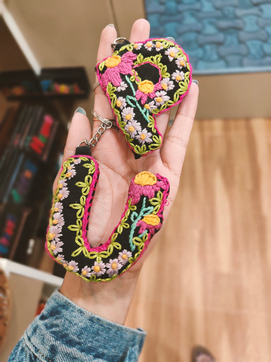 Stitched Moments Embroidery Keychains