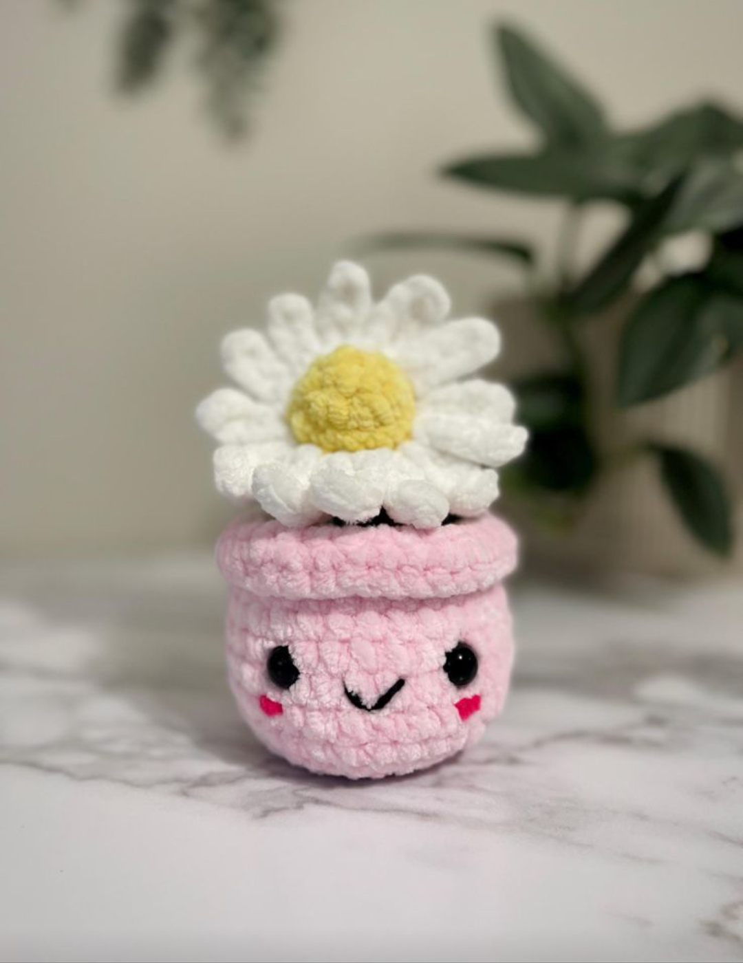 Miniature Potted crochet Flower