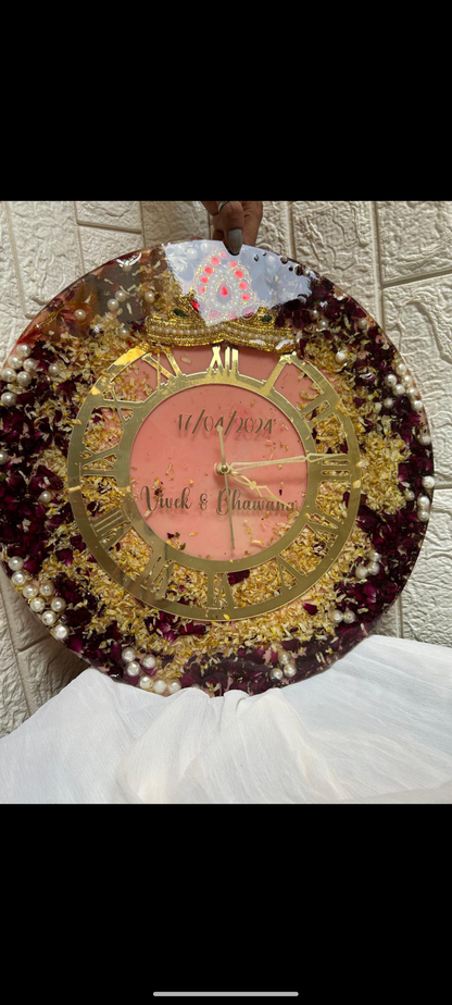 Varmala Preservation Resin Clock