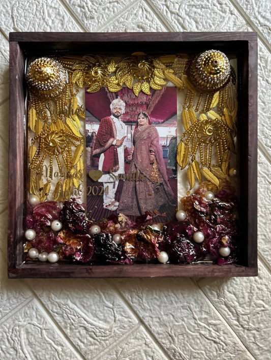Wedding Keepsake resin frame