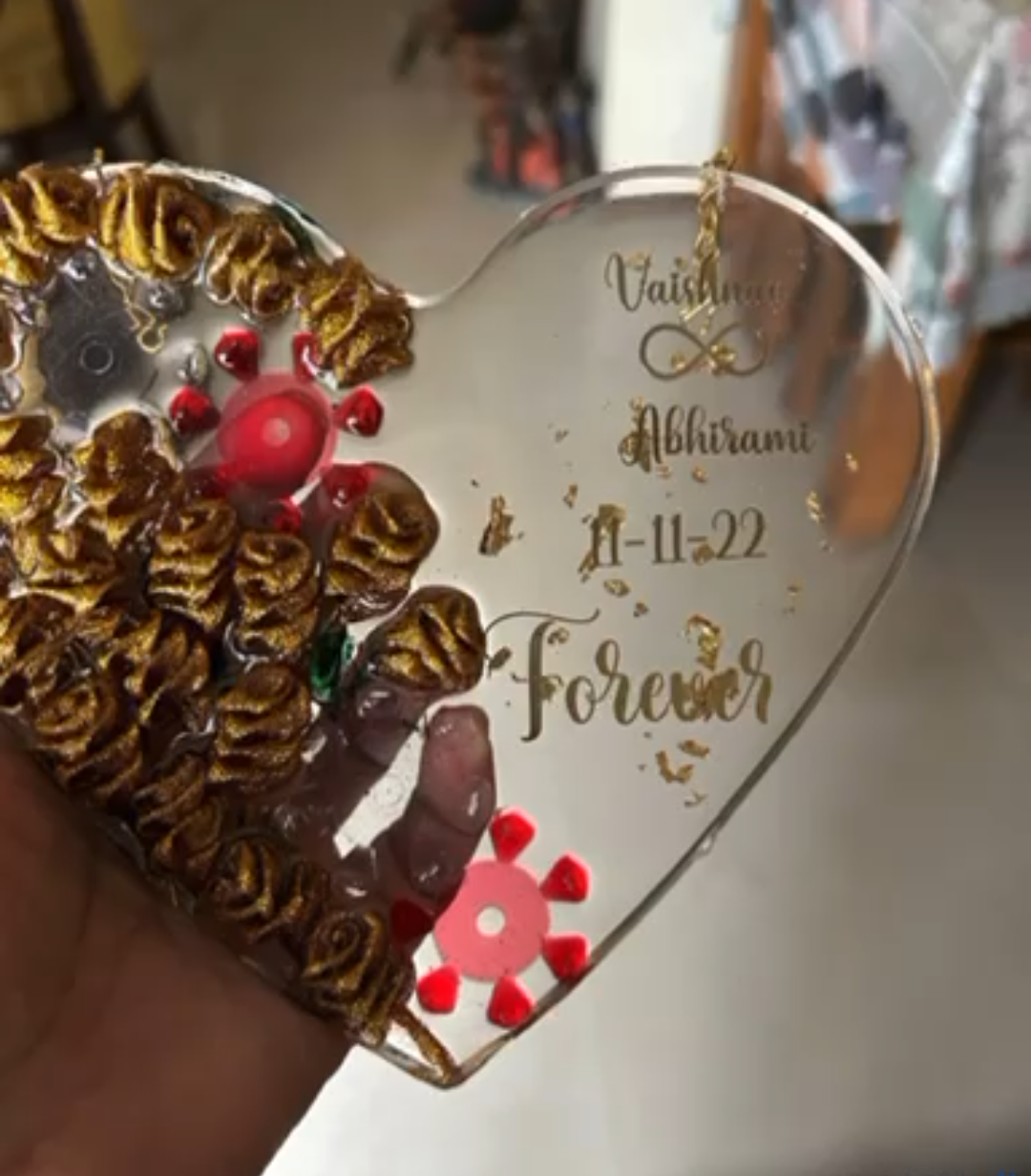 Foreverbound: Handcrafted Resin Heart