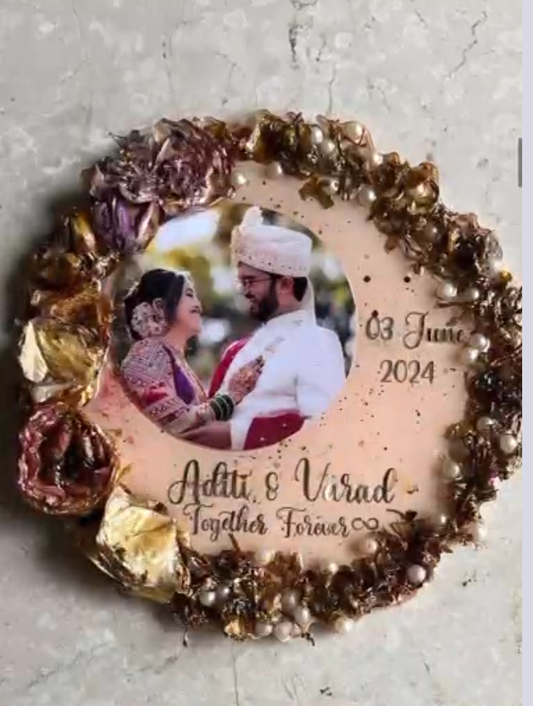 Aditi &amp; Virad Together Forever Circle Keepsake