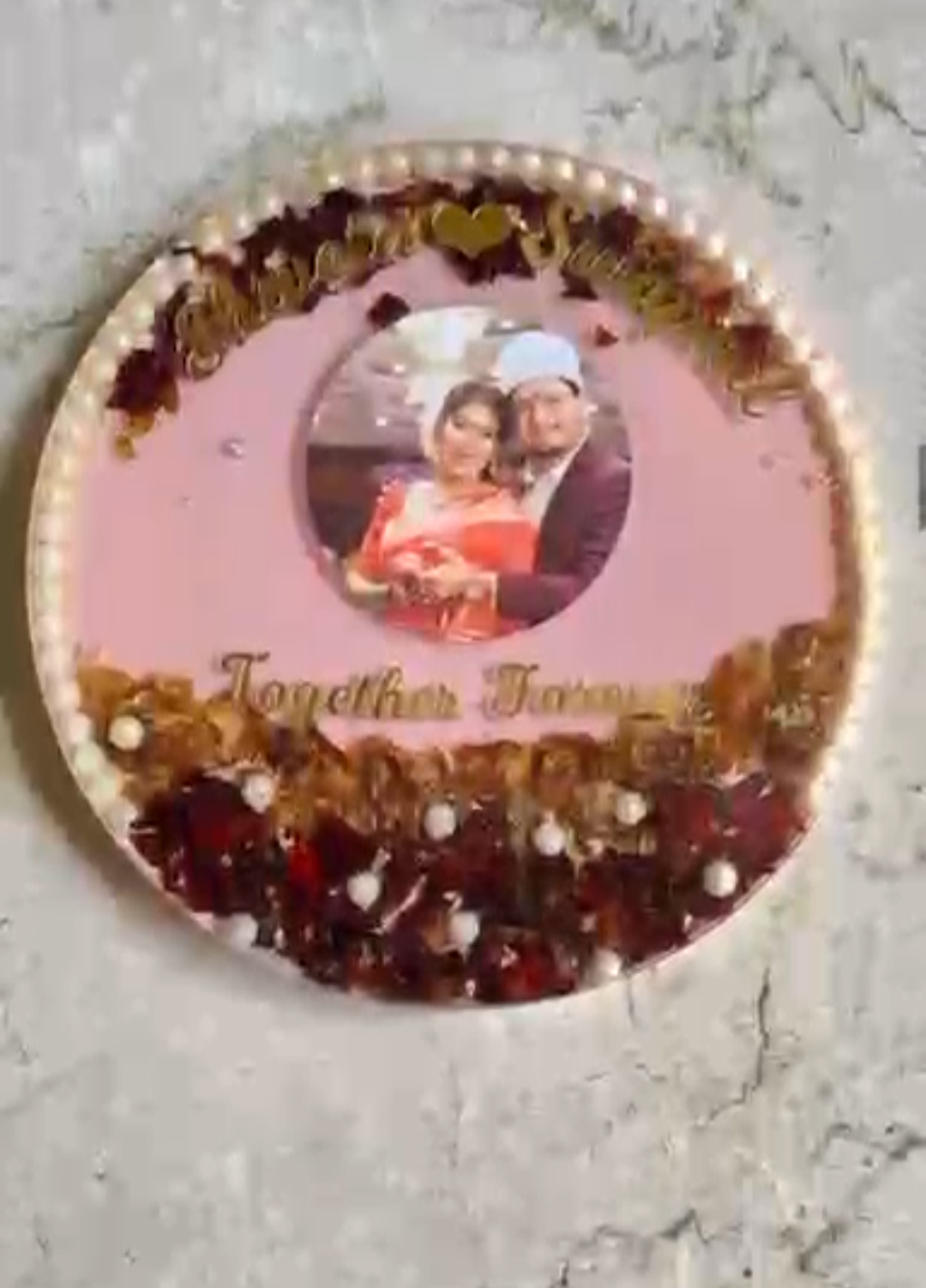 Together Forever Resin Photo Frame