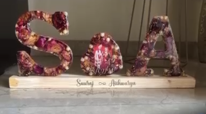 S&A Initial Keepsake Set