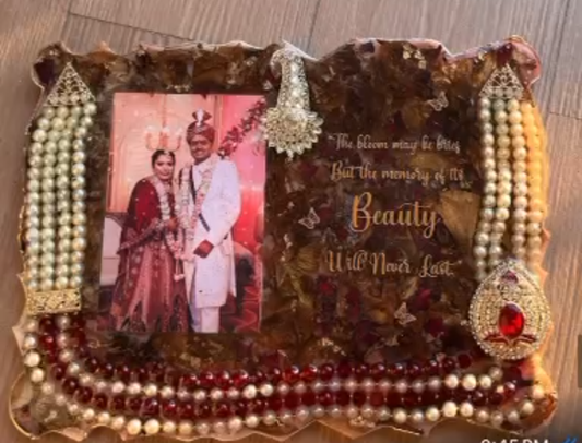 Eternal Beauty Wedding Keepsake Frame