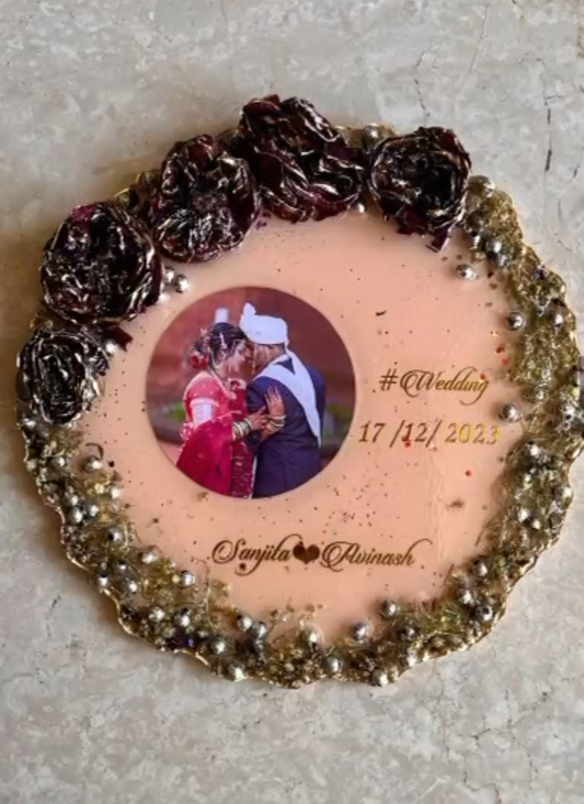 Sanjila & Avinash Wedding Date Keepsake